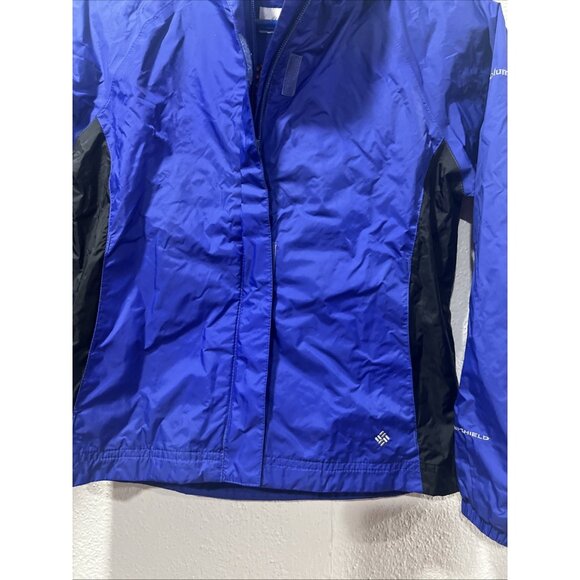 Columbia Windbreaker Sports Wear Jacket Size 10/12 Girls Blue - Picture 3 of 16